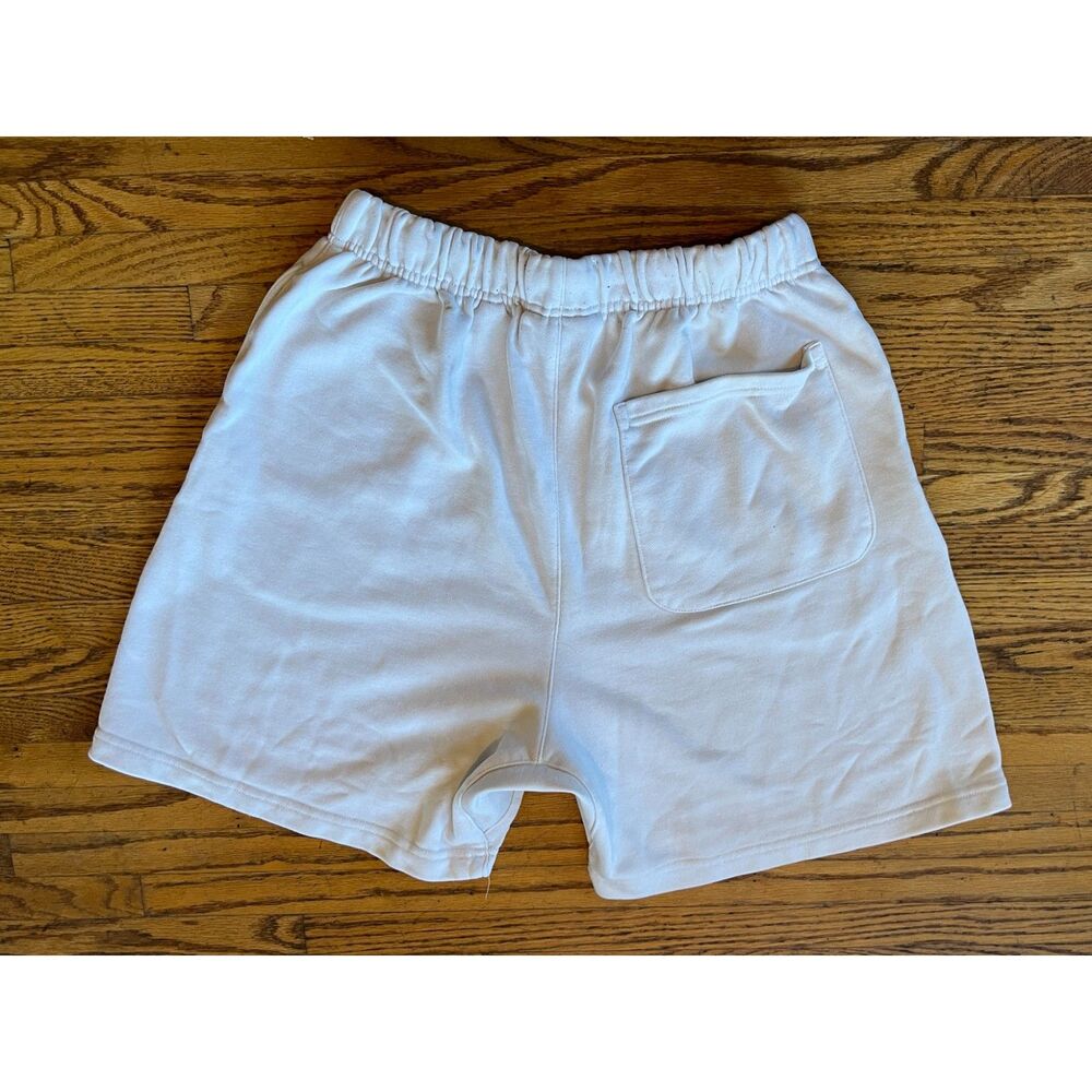 ESSENTIALS Fear Of God FOG White Gym Basketball Sweats Shorts Mens Size Large - Picture 5 of 7